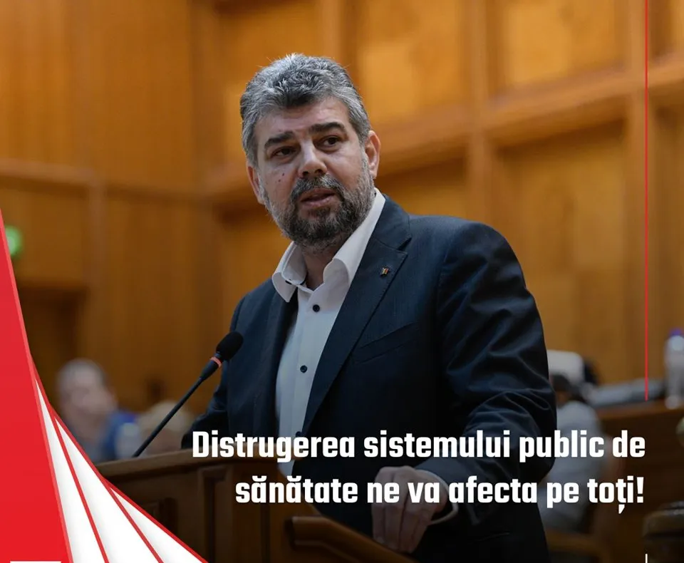 Liderul PSD, Marcel Ciolacu, lansează un avertisment privind privatizarea sistemului de sănătate