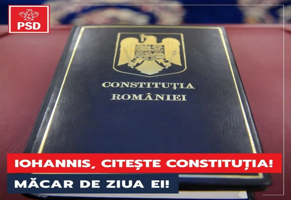 Un dar pentru președinte, cu solicitarea de a respecta dreptul PSD 