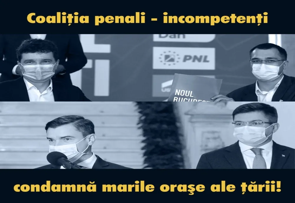 PSD: Coaliția Dreptei, alianța dintre penali și incompetenți! 