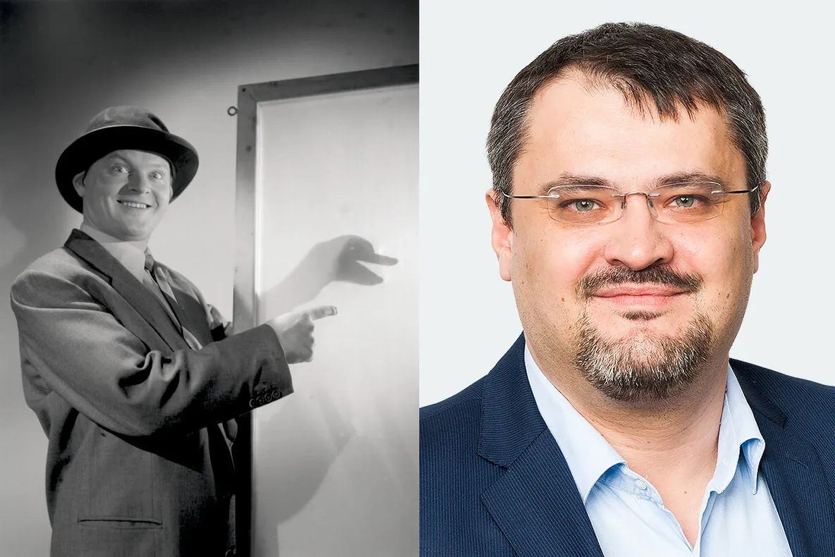 Simonis zice că Ghinea seamănă cu Benny Hill