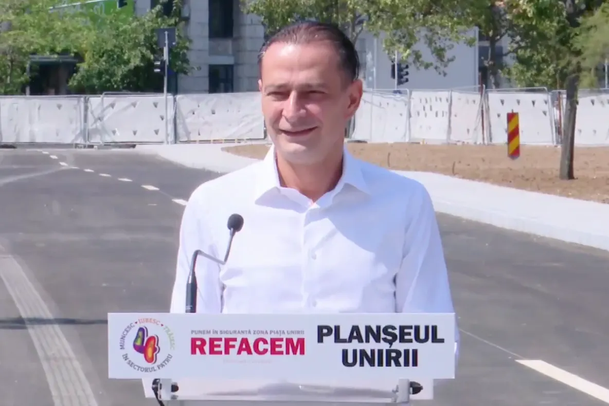 Piața Unirii: se redeschide circulația rutieră către Bulevardul Corneliu Coposu