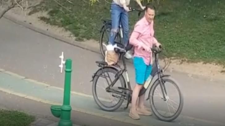 Robert Negoiță a căzut cu bicicleta în parc