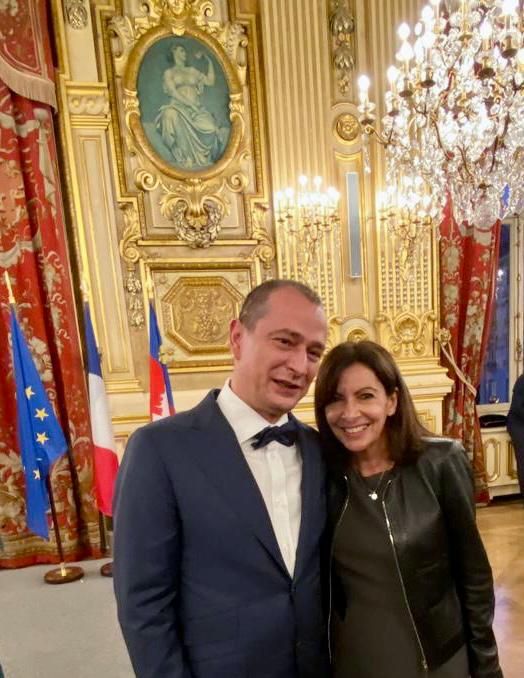 Primarul PSD Daniel Băluță s-a întâlnit cu Anne Hidalgo, primarul Parisului