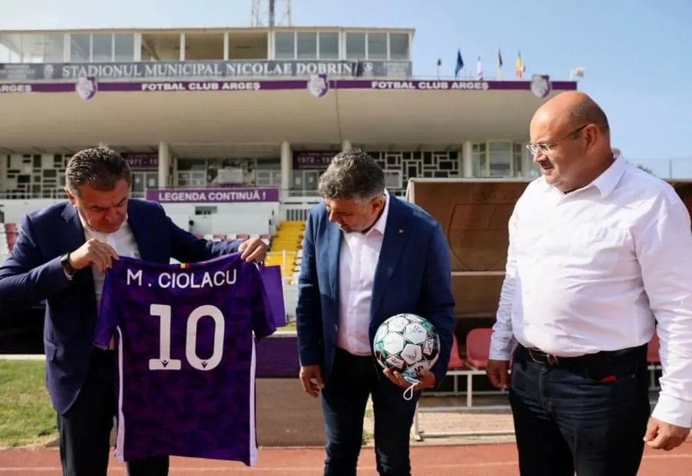 Marcel Ciolacu a jucat o zi la FC Arges