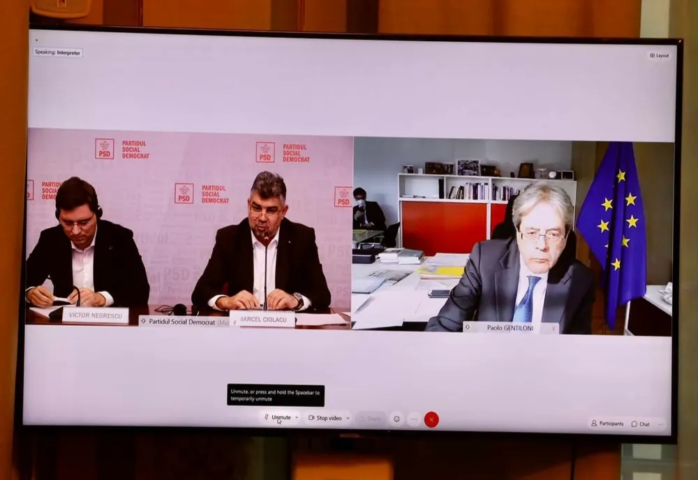 Marcel Ciolacu a dezbătut PNRR cu Comisarul European pentru Economie