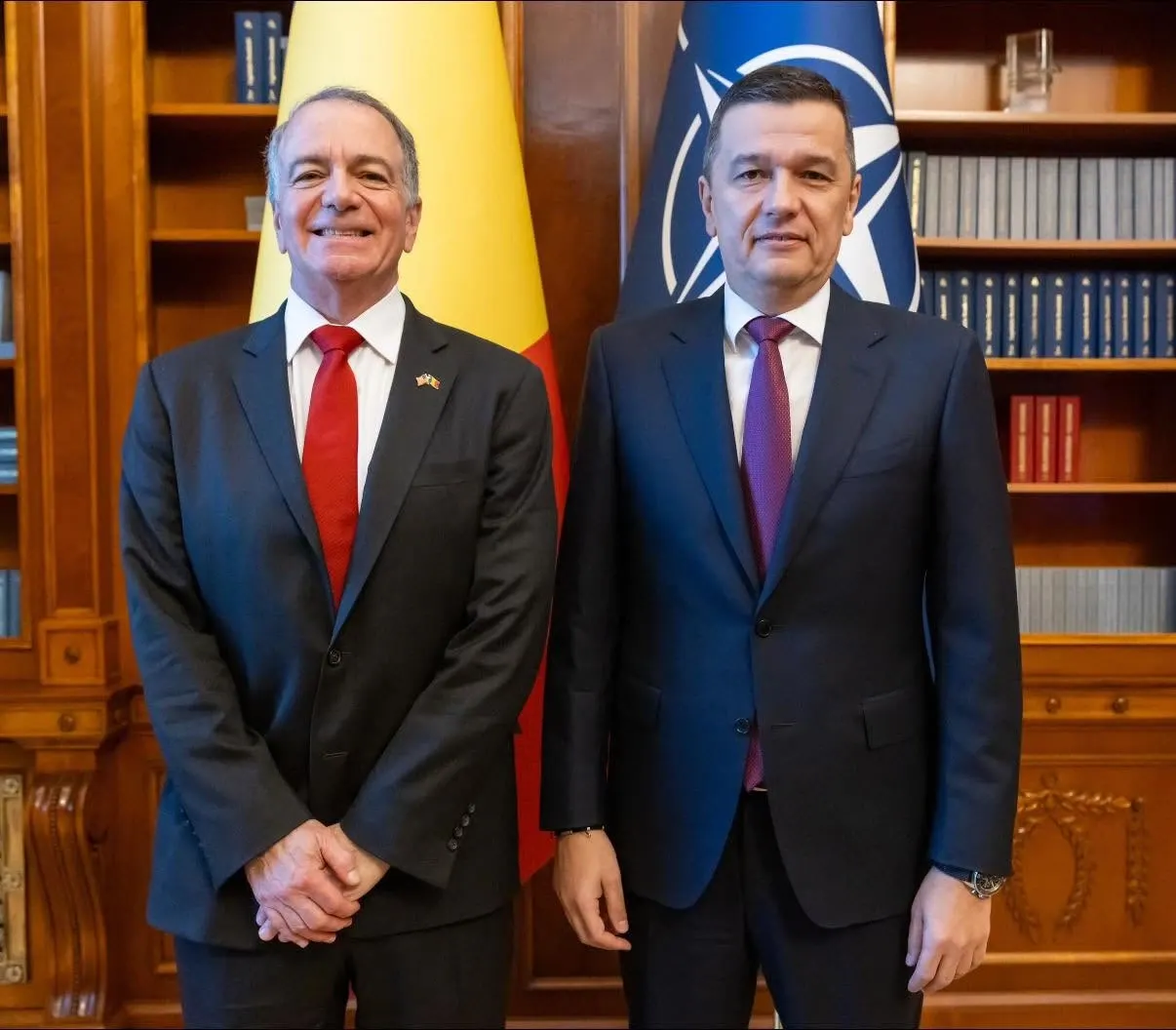 Darryl Nirenberg, alături de Sorin Grindeanu/ Foto: Facebook
