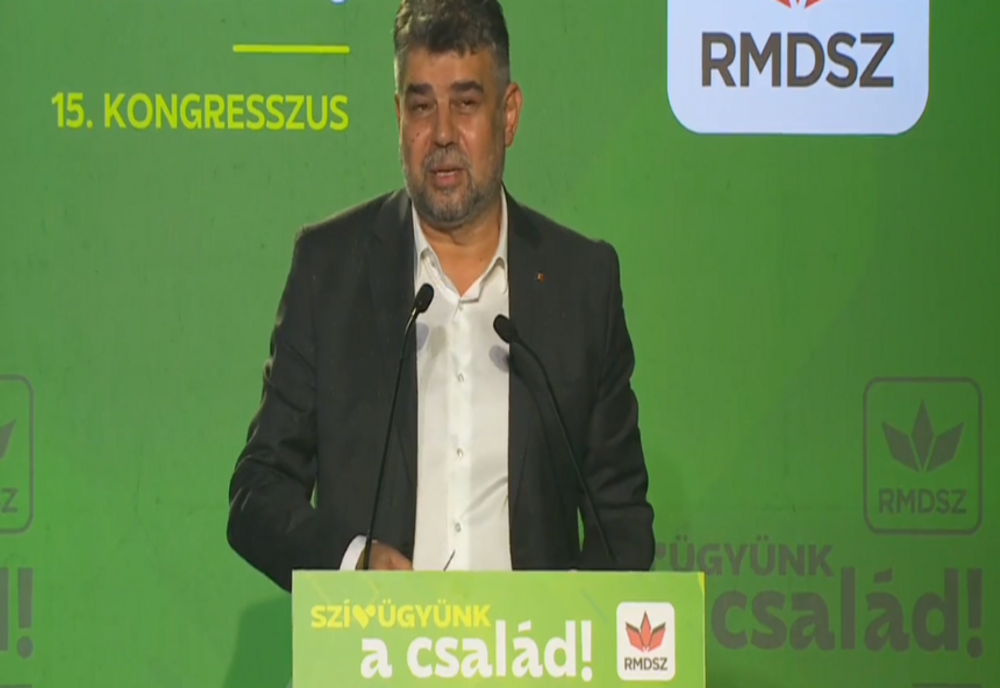 Marcel Ciolacu, aplaudat la scena deschisă de delegații UDMR