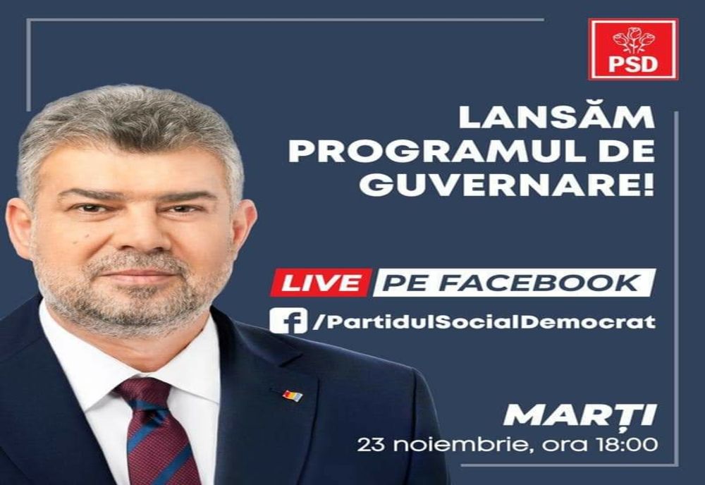 Programul Guvernului Ciucă va fi lansat sub sigla cu 3 trandafiri