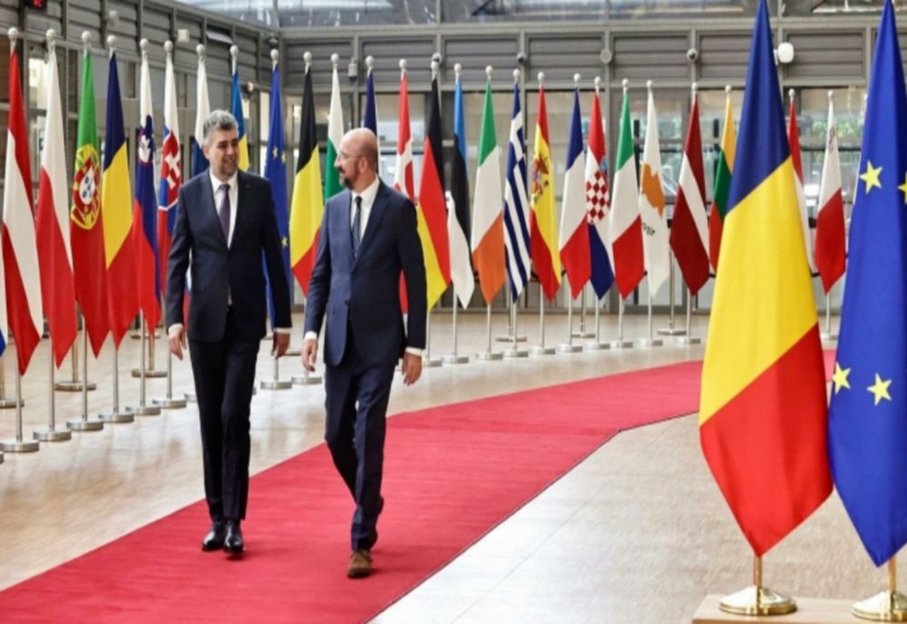 Marcel Ciolacu, alături de Charles Michel: „Mi-a reconfirmat susţinerea sa totală pentru aderarea României la Schengen”