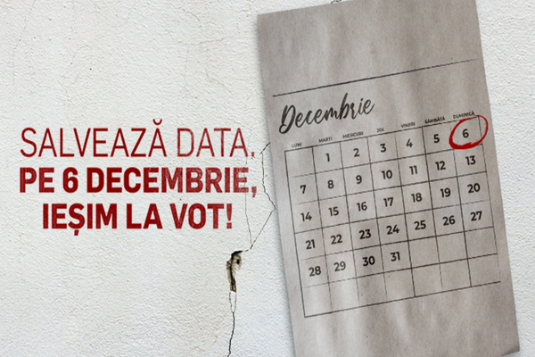 AMR 7 zile până la vot. Ce alegem pe 6 decembrie?
