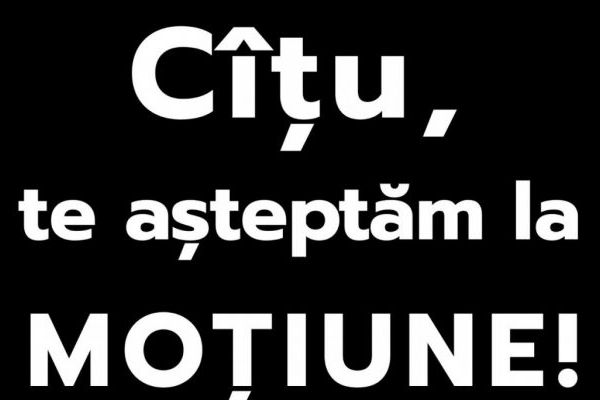 “Felicitarea” PSD: ”Cîțu, te așteptăm la moțiune!”