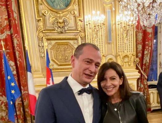 Primarul PSD Daniel Băluță s-a întâlnit cu Anne Hidalgo, primarul Parisului