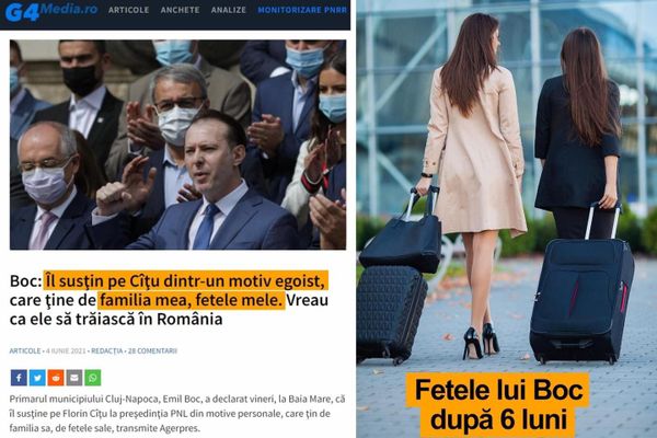 “Fetele lui Boc sunt nevoite să plece din țară”