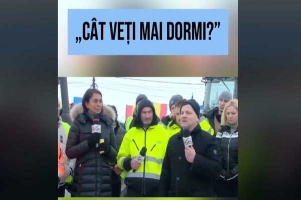 Realitatea PLUS, alături de fermierii ieșiti în stradă să își strige disperarea, la Afumați. Mesajul emoționant al unui protestatar: Trageți clopotul, preoți, nu fiți lași!