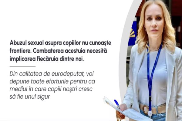 UE ÎNĂSPREȘTE SANCȚIUNILE PENTRU ABUZATORII DE COPII ȘI ELIMINĂ PRESCRIPȚIA PEDEPSELOR. GABRIELA FIREA: ”CIFRELE SUNT ÎNGRIJORĂTOARE, IAR COPIII DIN ROMÂNIA NU SUNT OCOLIȚI DE ACEST PERICOL!” 
